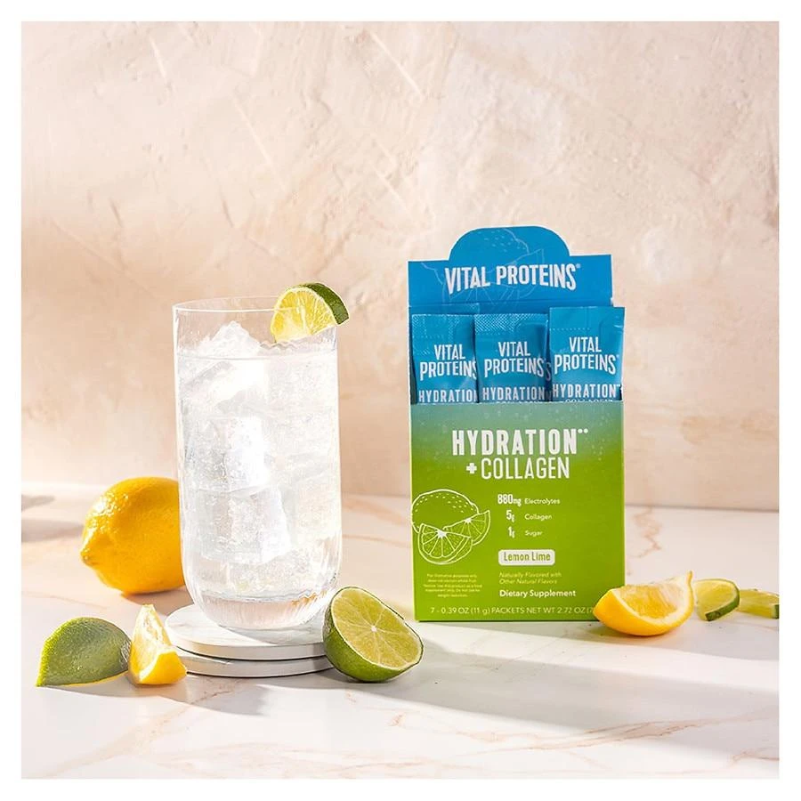 Vital Proteins Hydration + Collagen Packets Lemon Lime 6