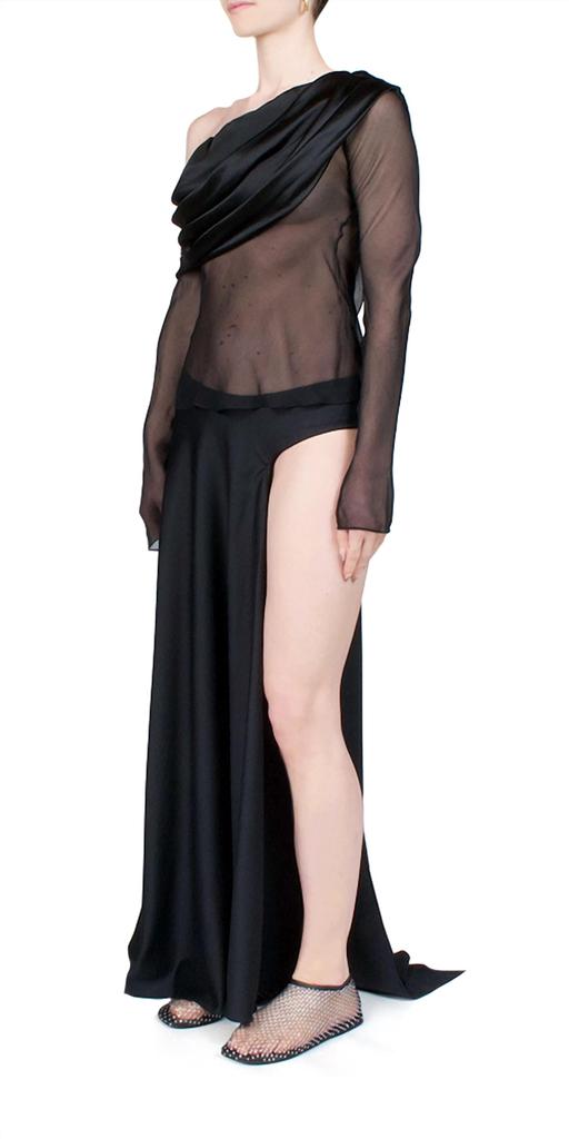 Christopher Esber Christopher Esber - Vilenica Veiled Off The Shoulder Top