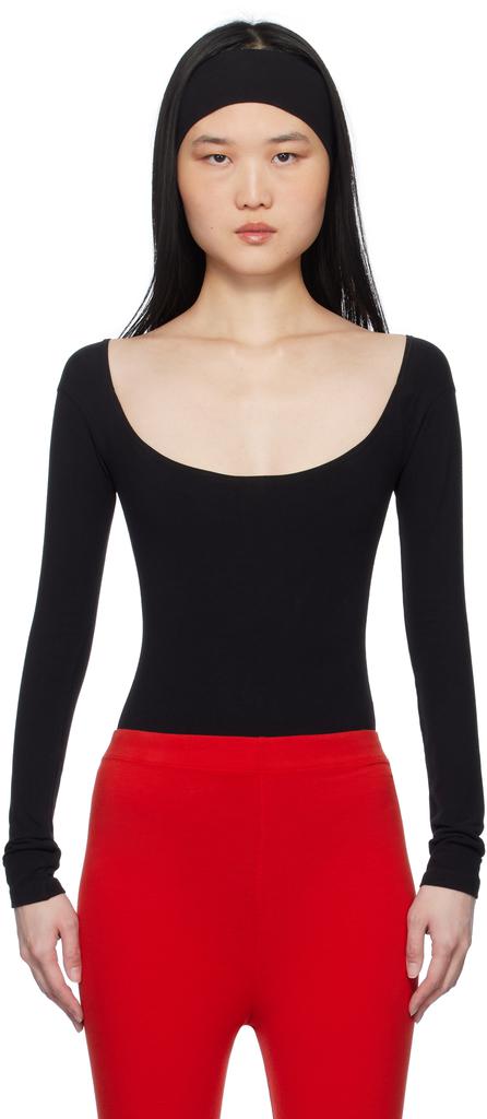 Gil Rodriguez Black 'El Tigre' Long Sleeve Bodysuit