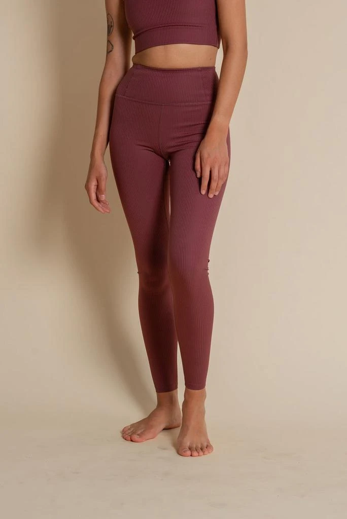 预计3周后发货 Girlfriend Collective Legging - Rib High-Rise Legging - Goji 7