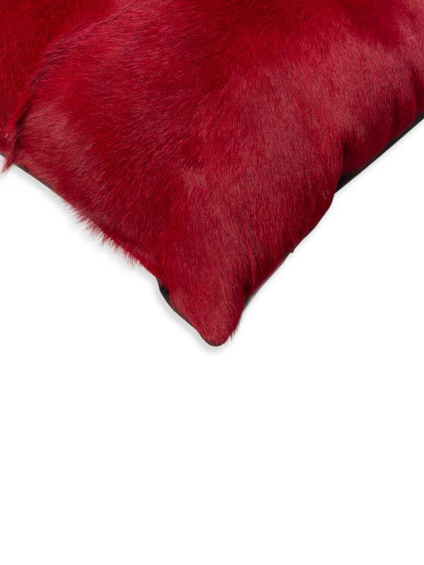 Natural 2-Pack Square Cowhide Pillow Set