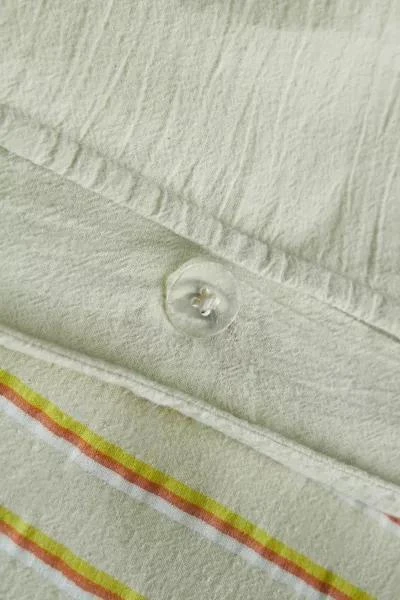 Urban Outfitters Striped Ruffle Duvet Cover 5