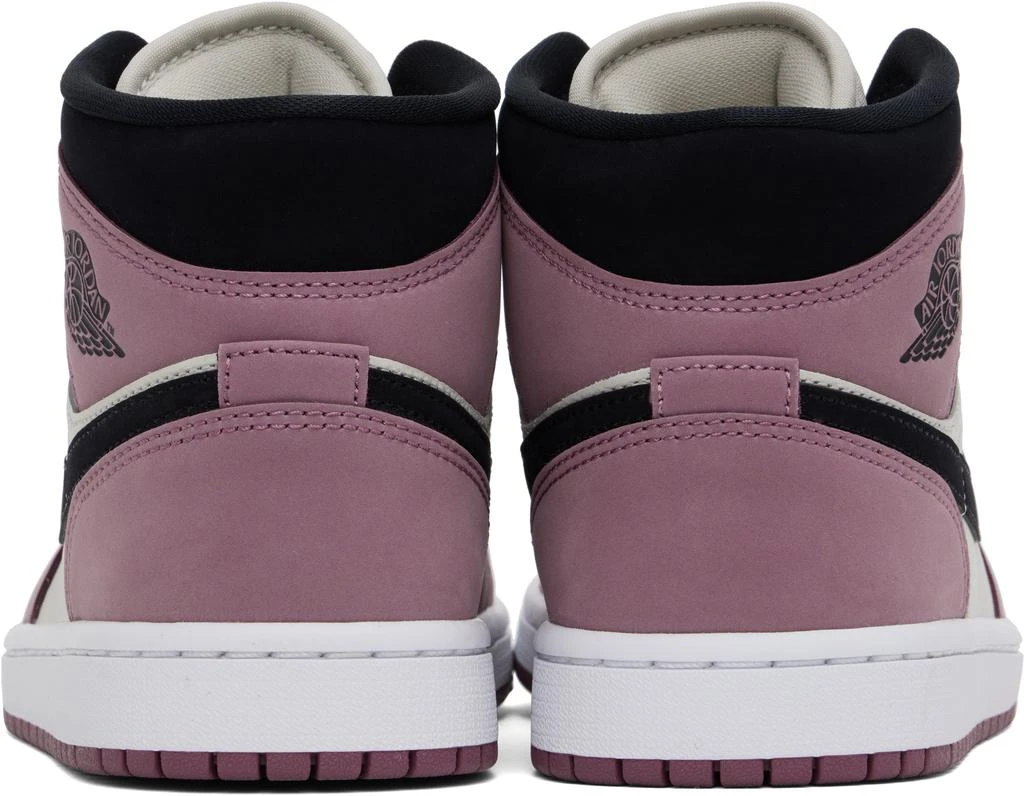Jordan Off-White & Purple Air Jordan 1 Mid SE Sneakers 2
