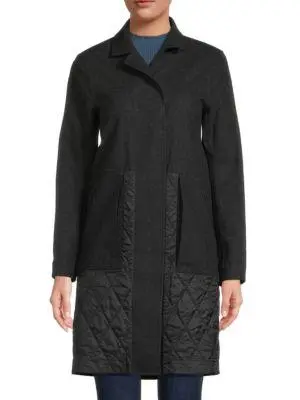 lululemon athletica ​Wool Blend Quilted Car Coat