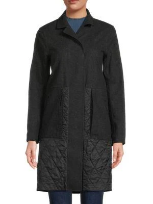 lululemon athletica Wool Blend Quilted Car Coat