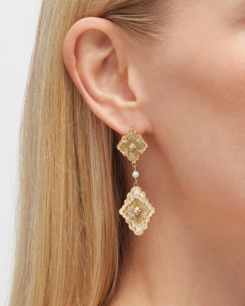 Buccellati Opera Tulle Pendant Earrings in Mother-of-Pearl 2