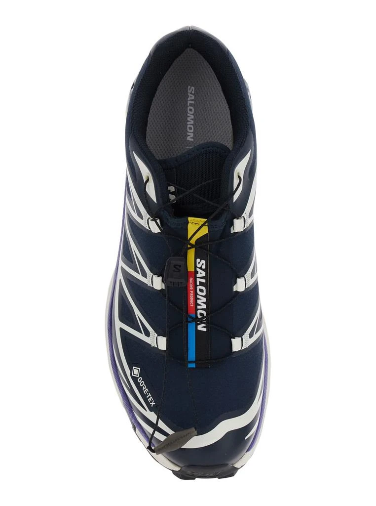Salomon xt-6 Gtx Blue Sneakers With Logo Applied On The Tongue And Chunky Sole In Fabric Unisex 2