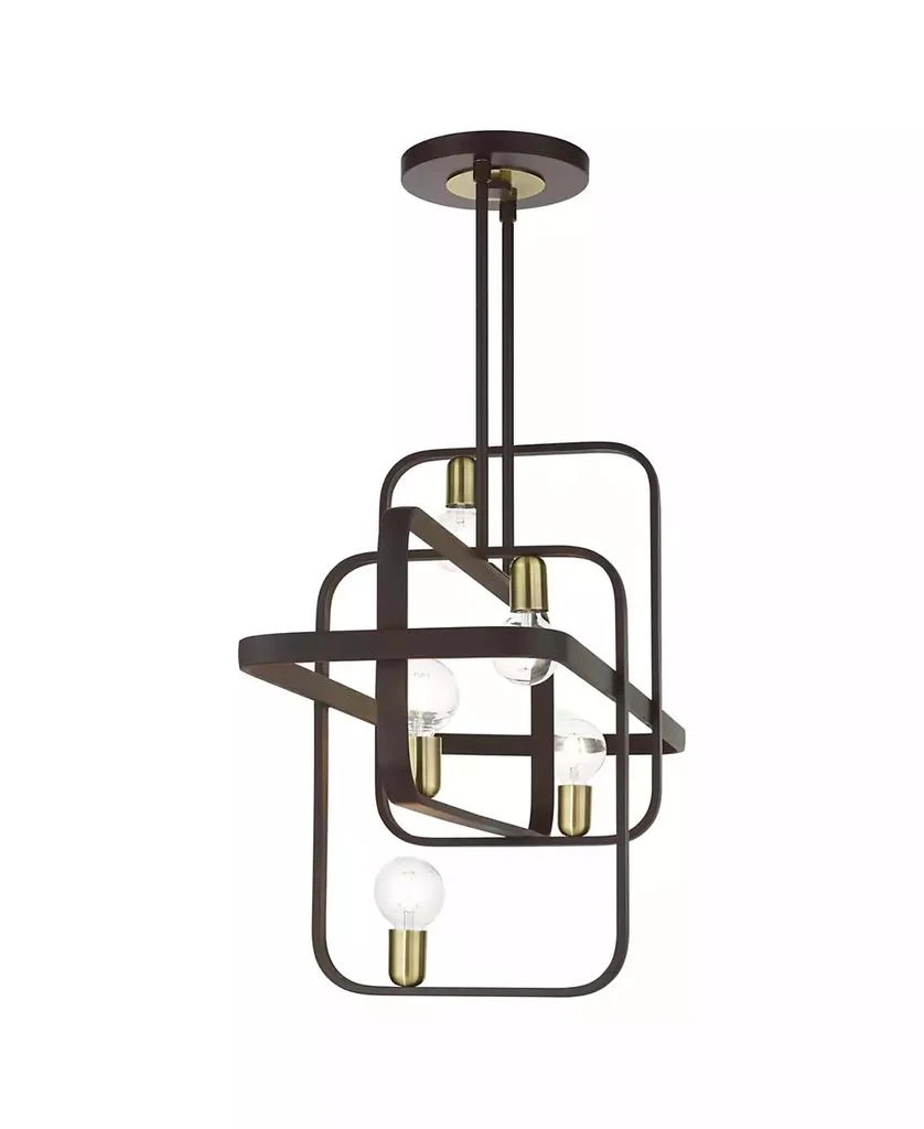 Livex Bergamo 6 Lights Linear Chandelier 4