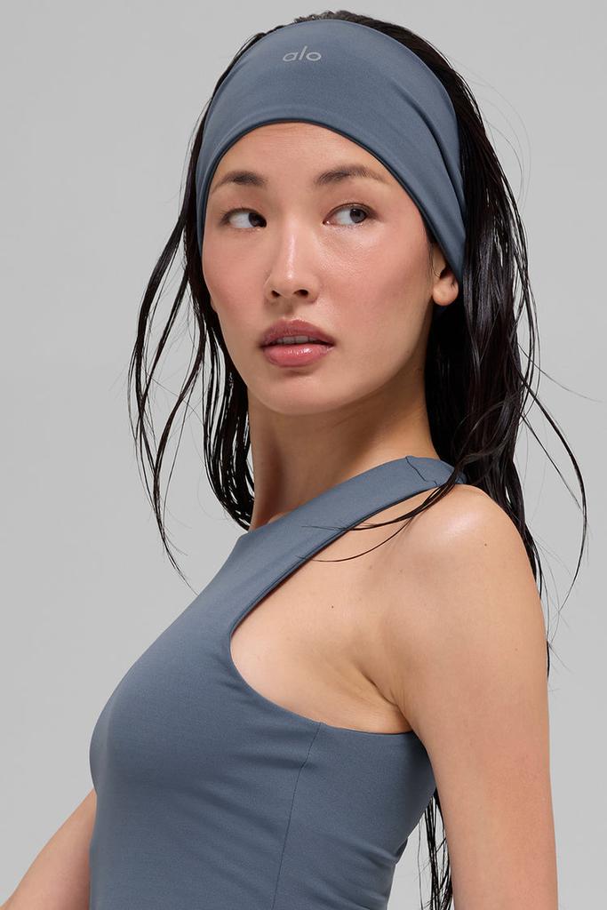 Alo ALO Softsculpt Wide Headband - Bluestone