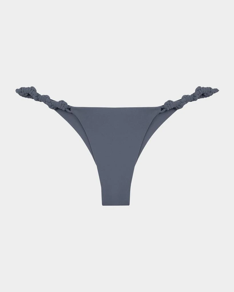 Vix Swimwear Solid Holly Detail Cheeky Bikini Bottoms 1