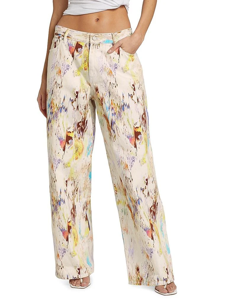 Purple Brand Baggy Melted Abstract Jeans 3