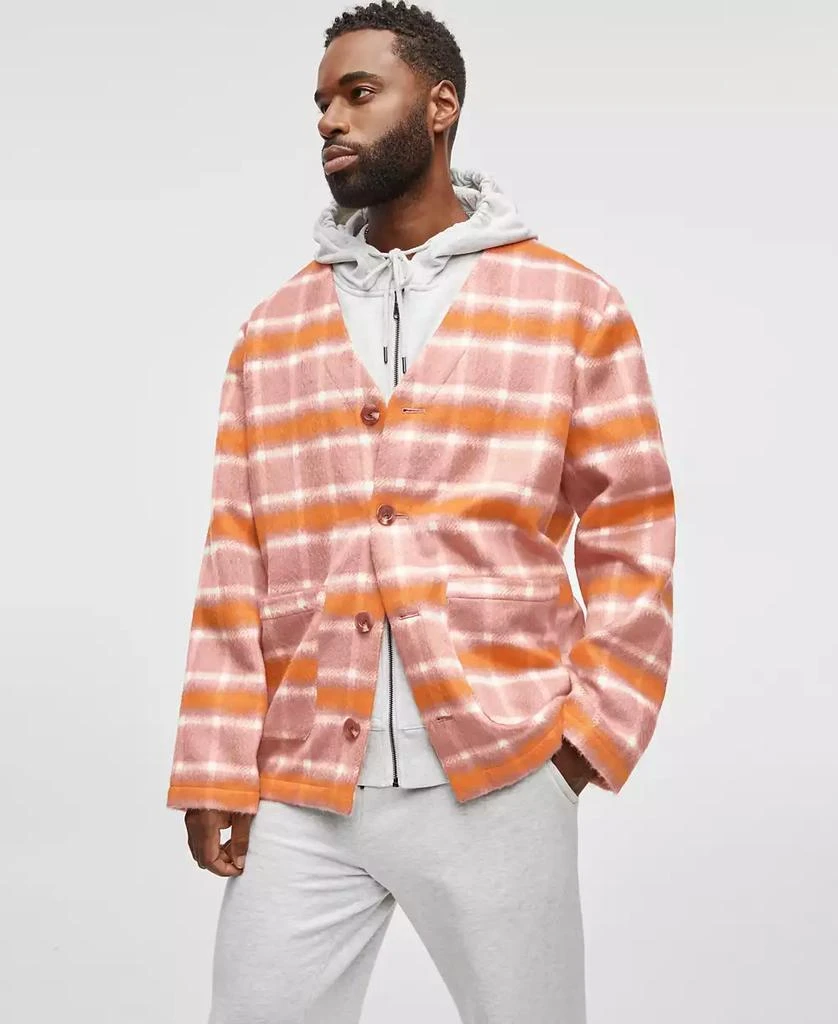 Mode of One Men's Woven Cardigan, Exclusively at Macy's 3