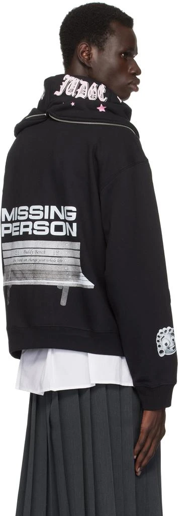 Ashley Williams Black 'Missing Person' Butterfly Hoodie 3