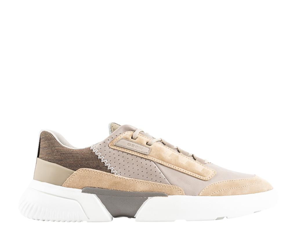 Geox Smoother Dove Grey/Sand Men's Sneakers U04AFA-08522-C1467