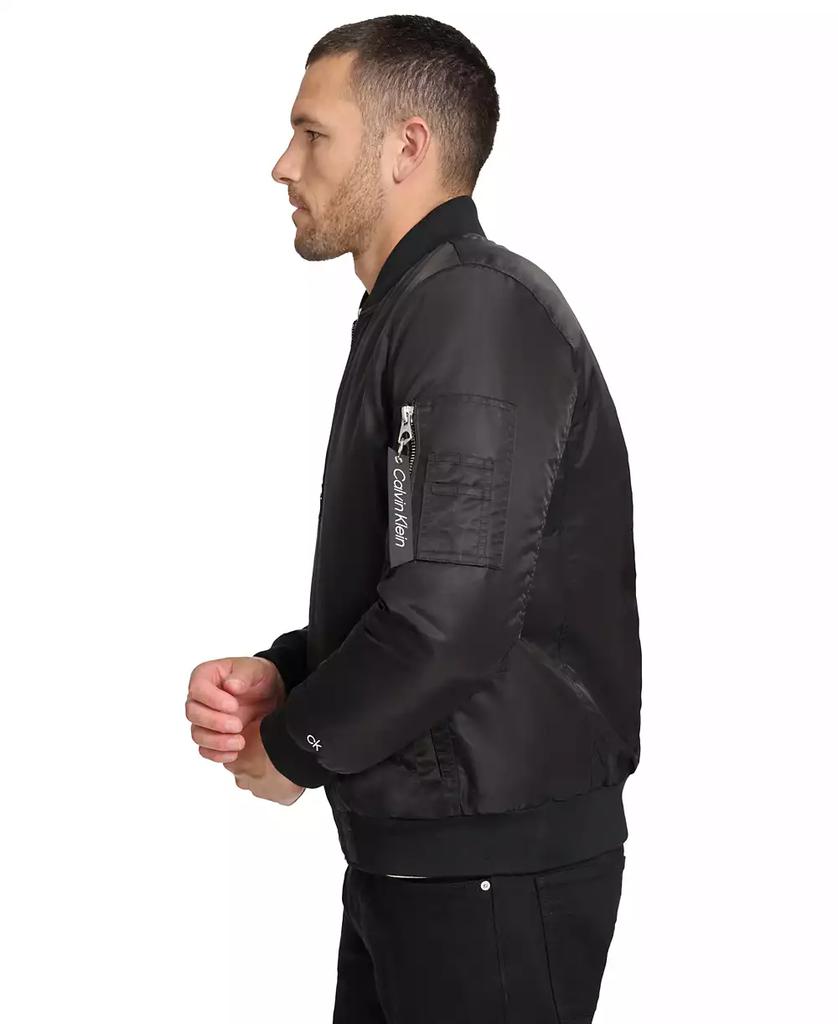 Calvin Klein Men's Classic MA-1 Nylon Bomber Jacket Calvin Klein Men's Classic MA-1 Nylon Bomber Jacket