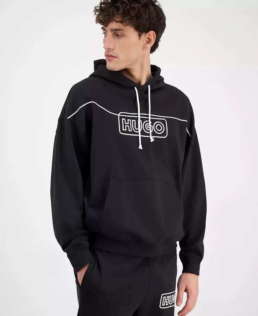 Hugo Boss Men's Noider Relaxed Fit Long Sleeve Logo Hoodie 1