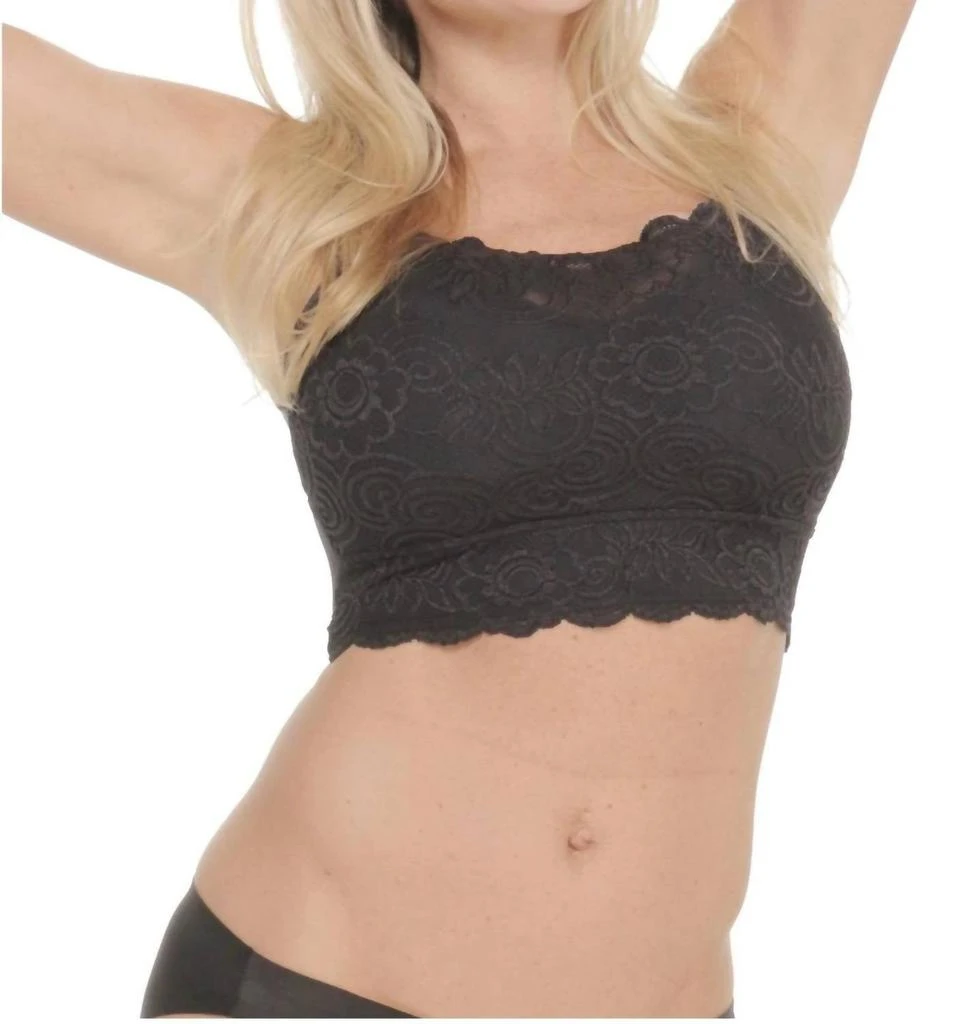 Shapeez Shapeez - Comfeez Short Bralette with Lace Trim Detail 1