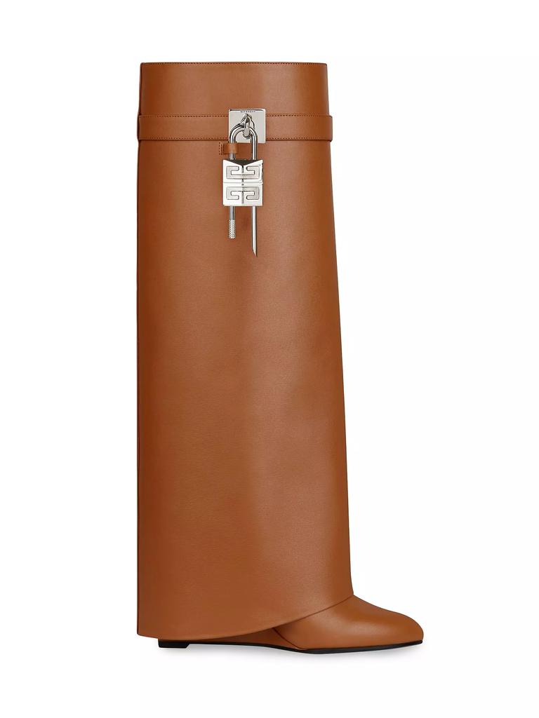 Givenchy Shark Lock Boots in Leather