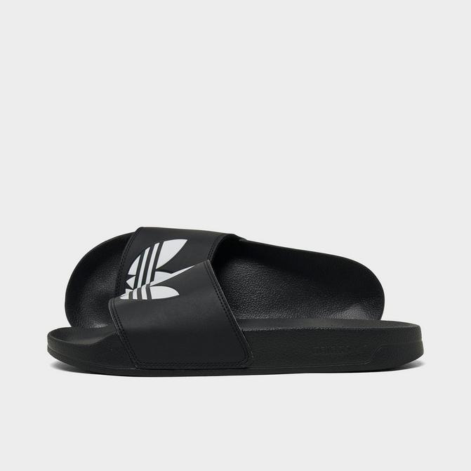 Men s adidas Originals adilette Lite Slide Sandals FU8298 001 Black White Black 11.0