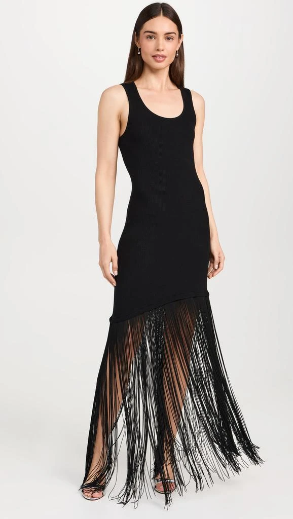 Le Superbe Fringe Hem Tank Dress 6