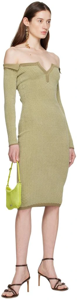 Jacquemus Green 
La Robe Maille Pampero
 Midi Dress 4
