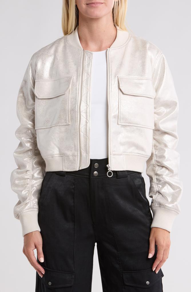 Robert Rodriguez Glossy Bomber Jacket
