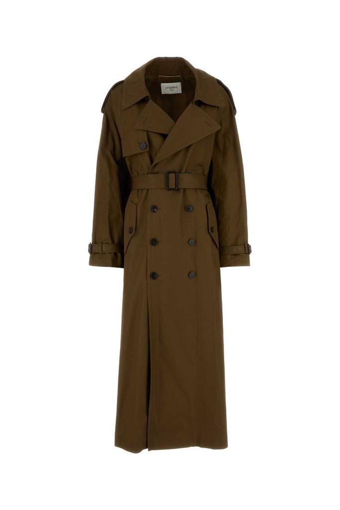 Yves Saint Laurent Trench Coat in Silk - Coats - Free