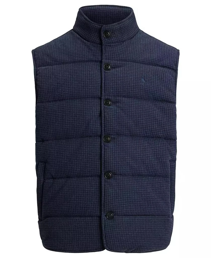 Ralph Lauren Men
s Herringbone Print Estate Mock-Neck Rib Vest 5