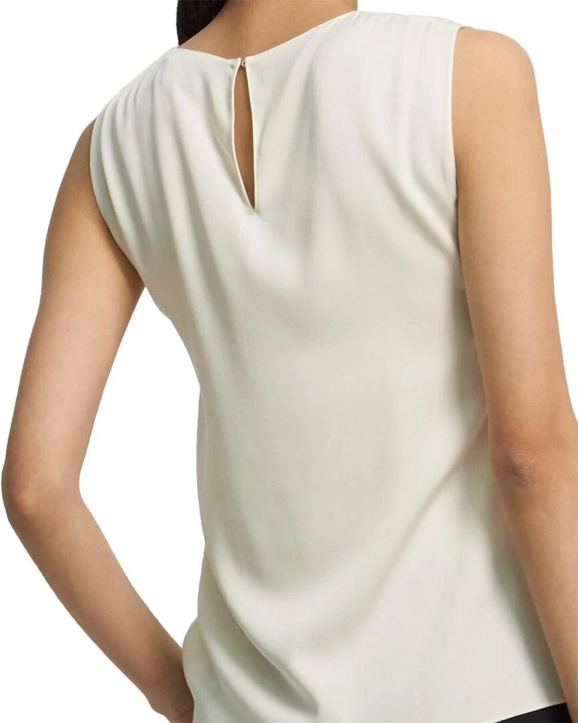 Theory Theory Straight Shell Core Silk-Blend Top 2