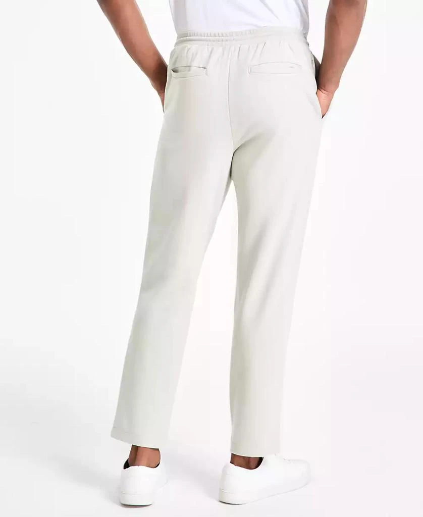 Alfani Men's Alfatech Regular-Fit Compact Textured Ponte-Knit Pants, Exclusively at Macy's 4