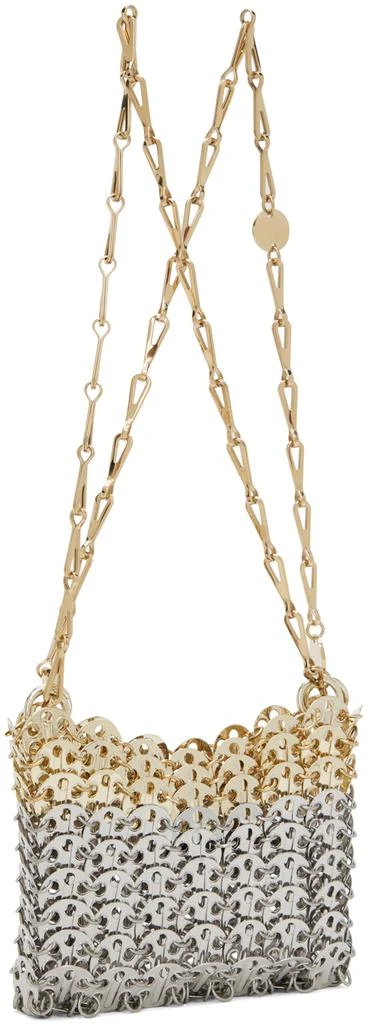 Rabanne Silver & Gold Iconic Nano 1969 Skyline Bag 3