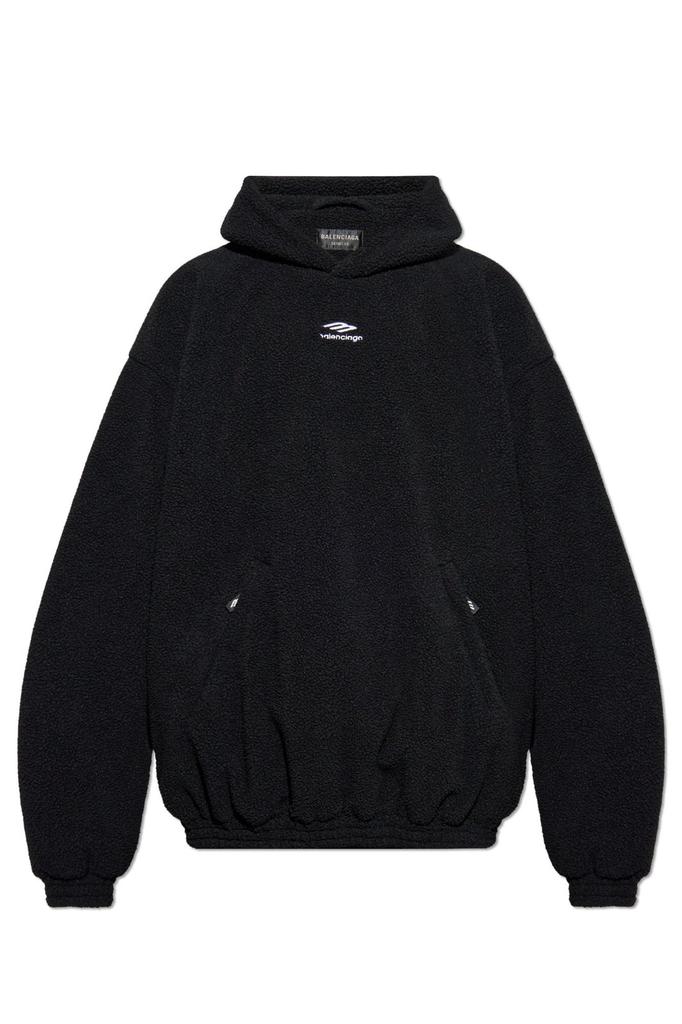 Balenciaga Ski 3B Sports Icon Fleece Hoodie – On Sale Now with Up