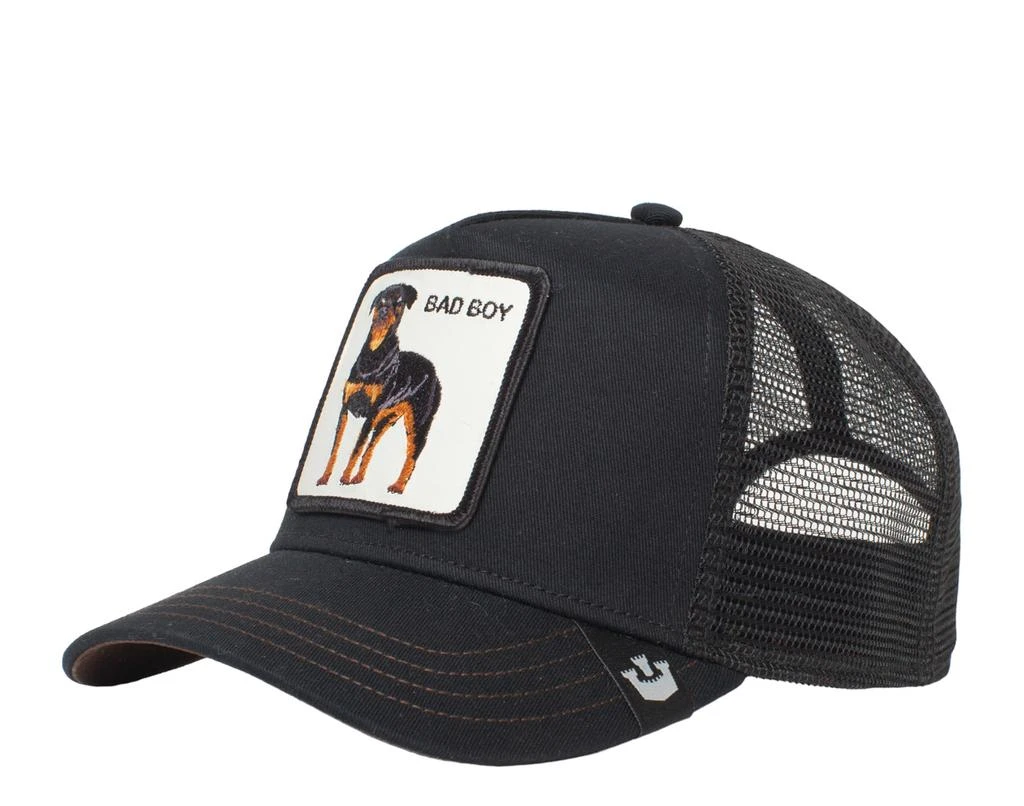 Goorin Bros The Baddest Boy Rottweiler Bad Boy Black Trucker Hat 101-0493-BLK 1