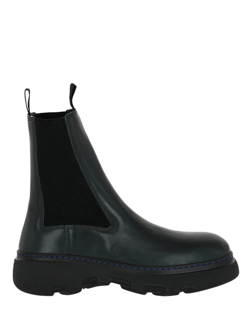 【送料&関税込】Burberry Black Leather Ankle Boots burberry-dee-low-chelsea-boots