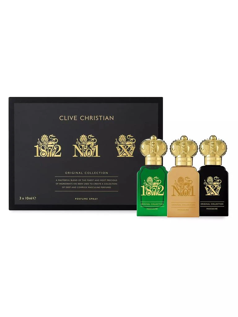 Clive Christian Original Masculine 3-Piece Travel Eau de Parfum Set 1