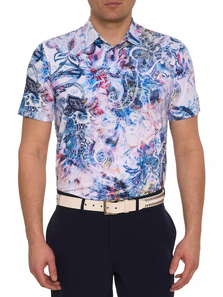 Robert Graham Aurora Paisley Polo