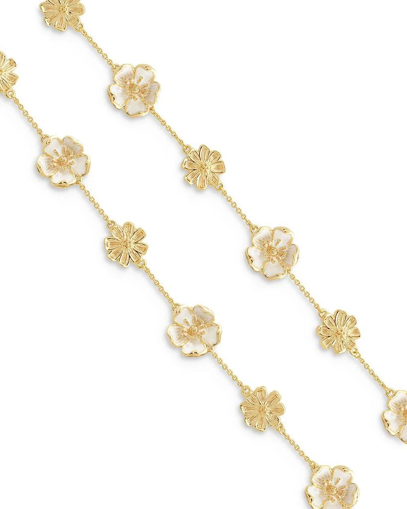 Anabel Aram Bloom Station Necklace in 18K Gold Plated, 20" - Exclusive 3