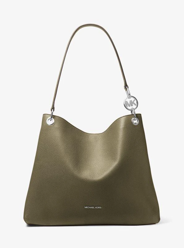 Michael Kors Christina Large Pebbled Leather Shoulder Bag 1