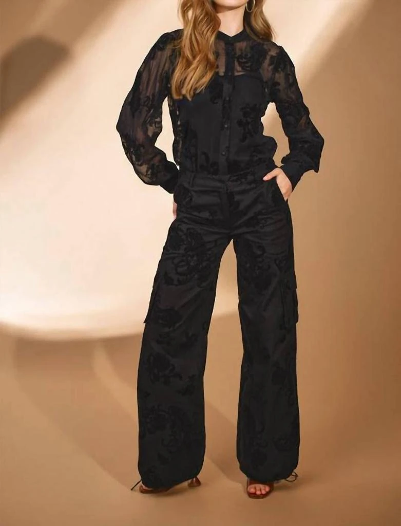 Hemant & Nandita Hemant & Nandita - Zuhr Cotton Cargo Pants 1