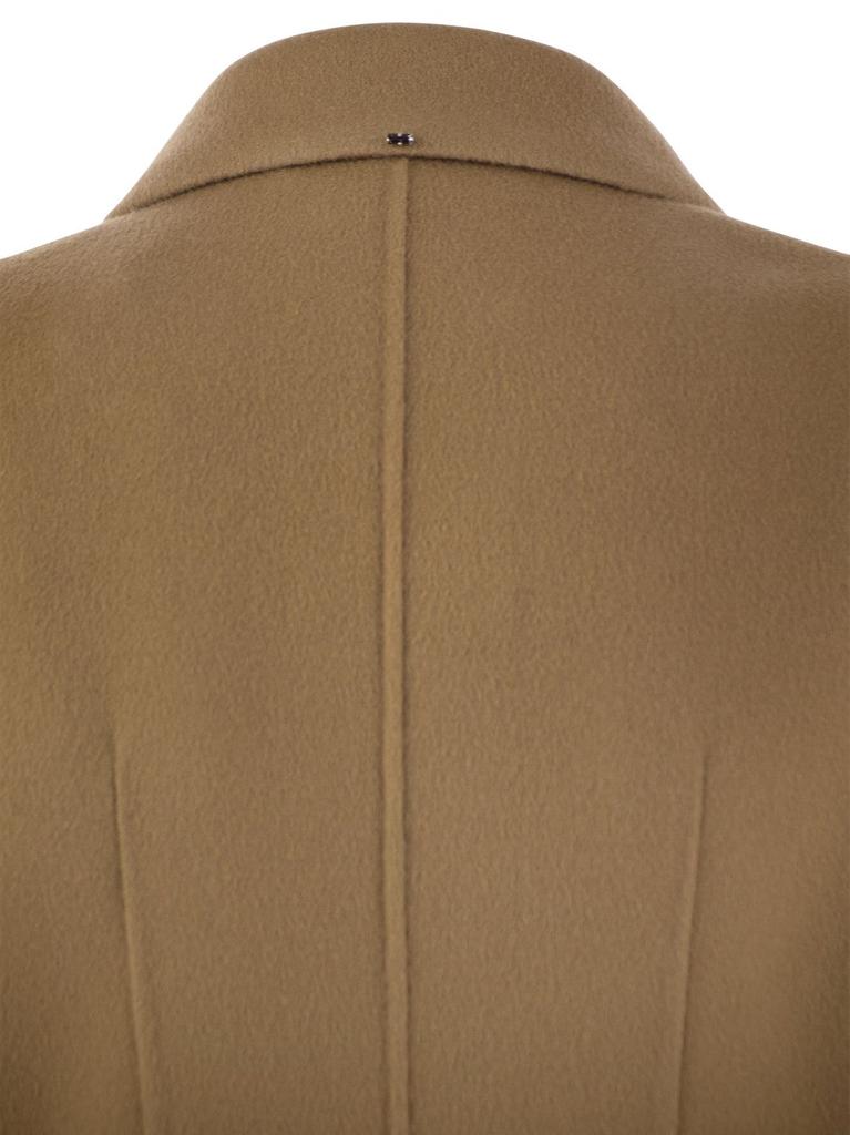 ジャケット Sportmax Double-Breasted Brown Wool Jacket Sportmax Double-breasted brown wool jacket | TheDoubleF