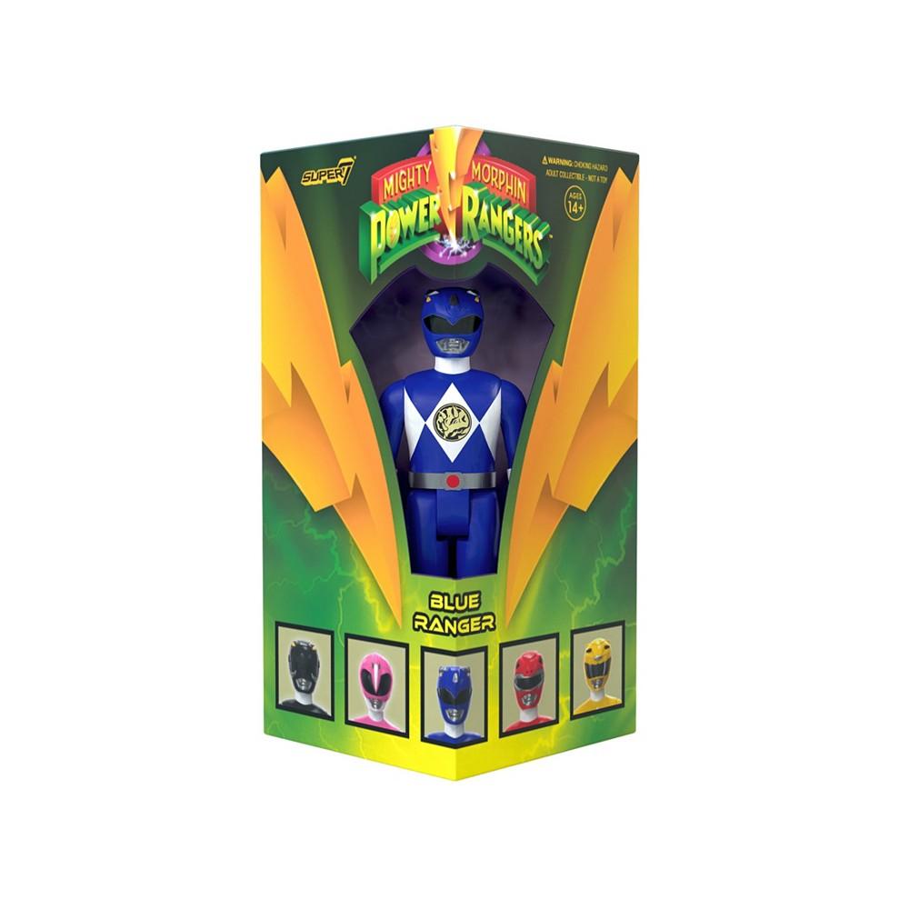 Super 7 Mighty Morphin Power Rangers Reaction SDCC 2023 - Blue Ranger Triangle Box SDCC 2023
