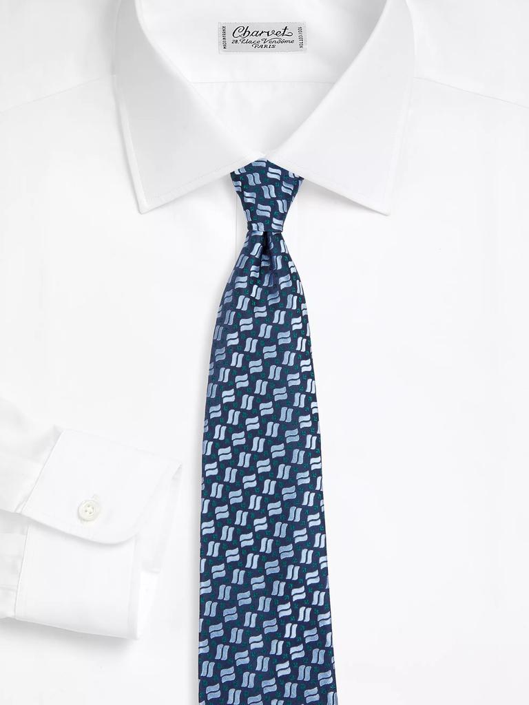 Charvet Neat Multi-Stripe Silk Tie