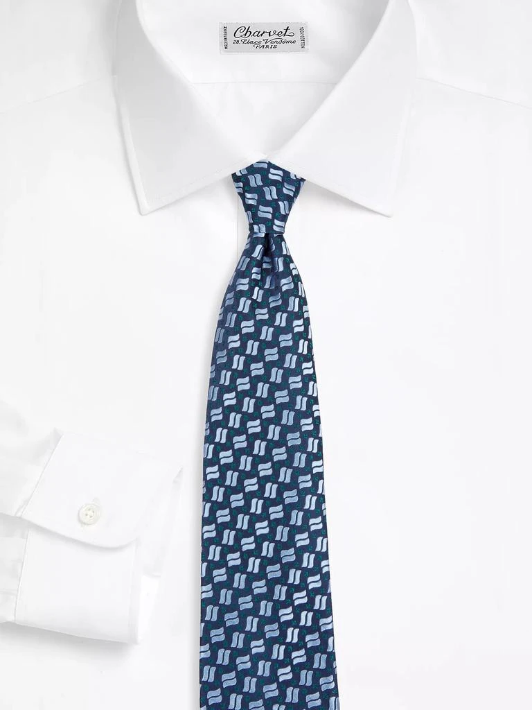 Charvet Neat Multi-Stripe Silk Tie 2