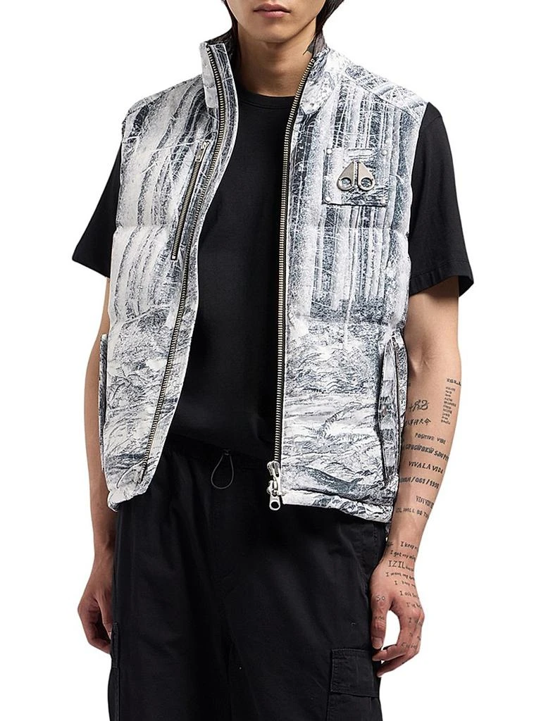 Moose Knuckles Westmount Printed Down Vest 4
