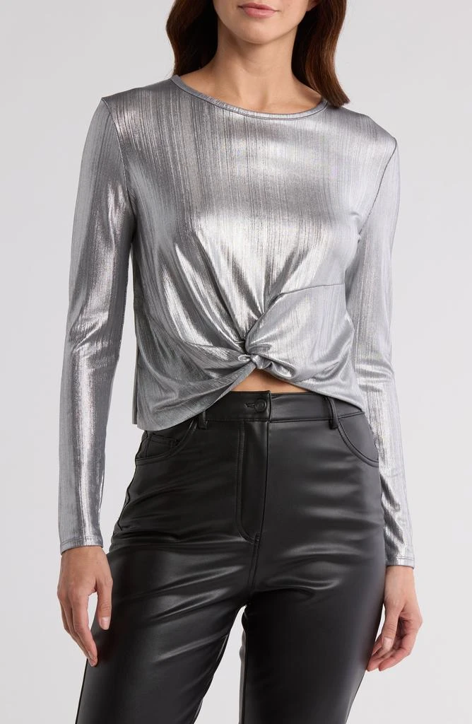 Robert Rodriguez Twist Front Long Sleeve Knit Top 1