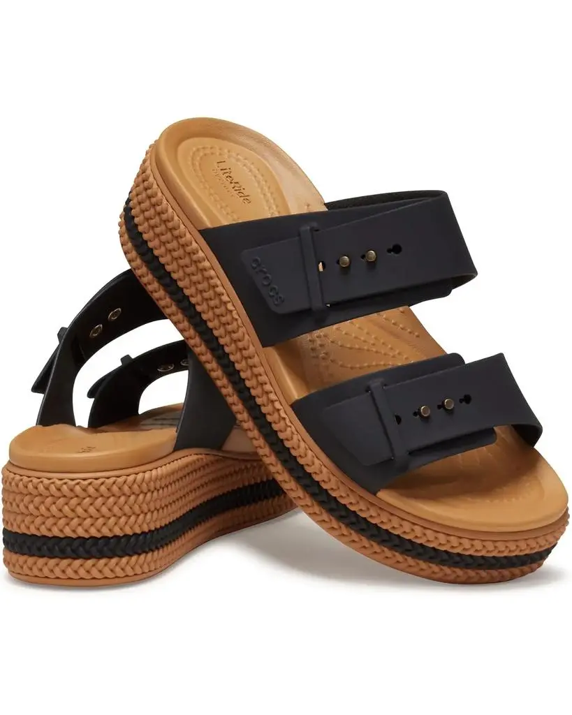 Crocs Women's Crocs Brooklyn Buckle Low Wedge