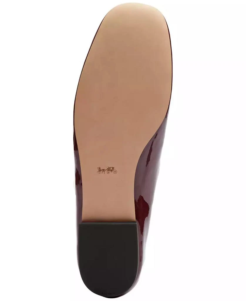 Coach Women's Winley Double Buckle Mary Jane Ballet Flats 5