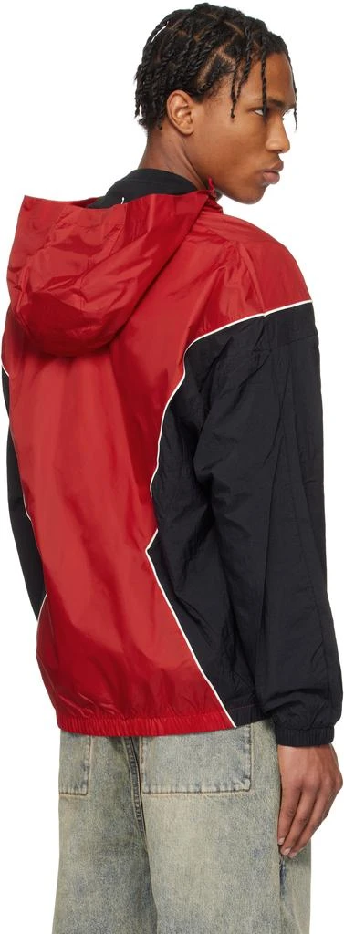 Jordan Red & Black Jordan Brooklyn Hooded Draft Jacket 3