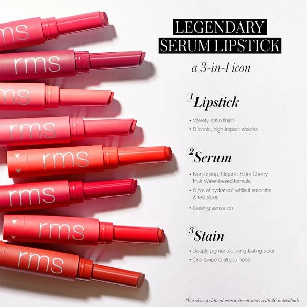 RMS Beauty RMS Beauty Legendary Serum Lipstick 17g (Various Shades) 8