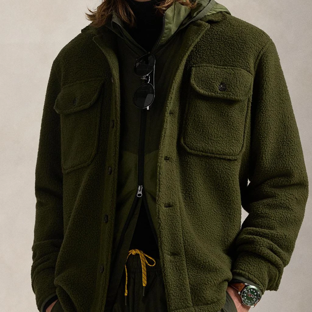 Ralph Lauren Curly Hi-Pile Shirt Jacket 1